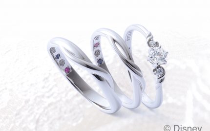 ディズニープリンセス・アリエルの結婚指輪と婚約指輪