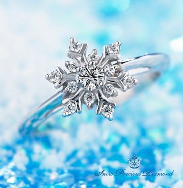 スノープレシャスダイヤモンドの婚約指輪