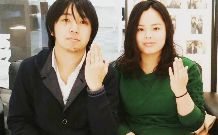 結婚指輪ご成約のお客様