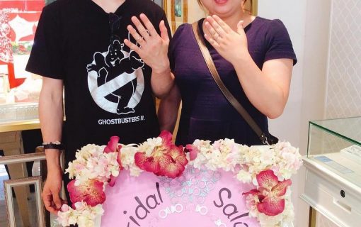 結婚指輪ご成約のお客様　ゆうと＆さおり様ご夫妻　静岡県藤枝市