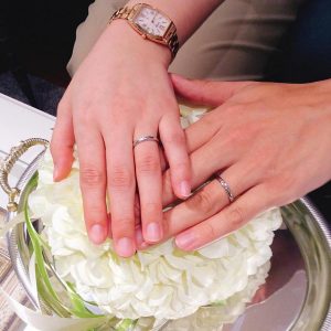 結婚指輪ご成約のお客様　T♡M様ご夫妻　静岡県静岡市