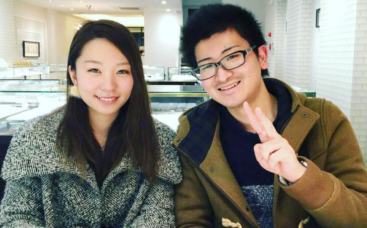 結婚指輪ご成約のお客様　静岡県の赤平様ご夫妻