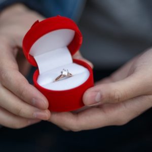 婚約指輪でプロポーズ