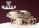 ハワイアンジュエリー『マイレ』のエンゲージリング（婚約指輪）とマリッジリング（結婚指輪）【静岡KITAGAWA Bridal】