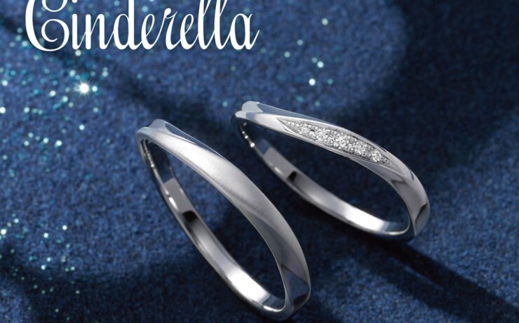 ディズニーシンデレラの結婚指輪　wish-come-true-願いは叶う