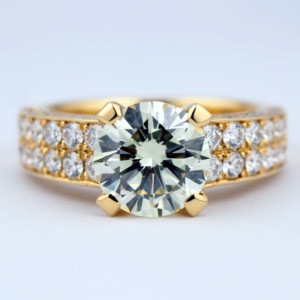 K18大粒ダイヤモンドの指輪