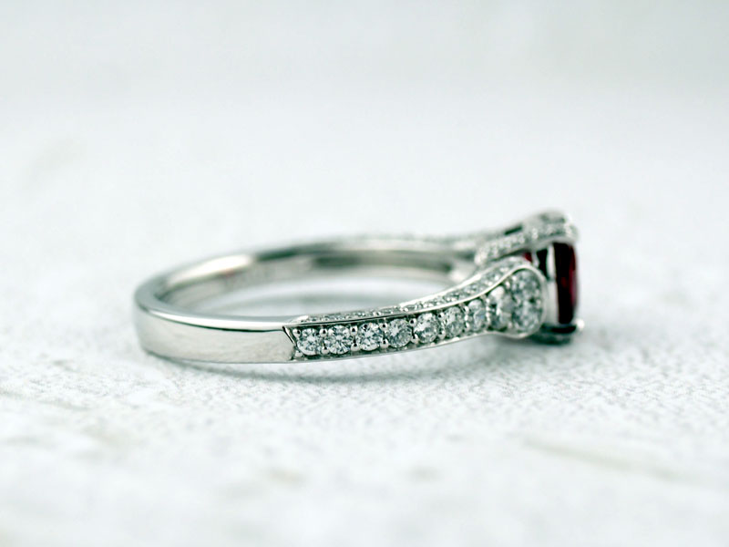 ルビーとダイヤモンドの指輪