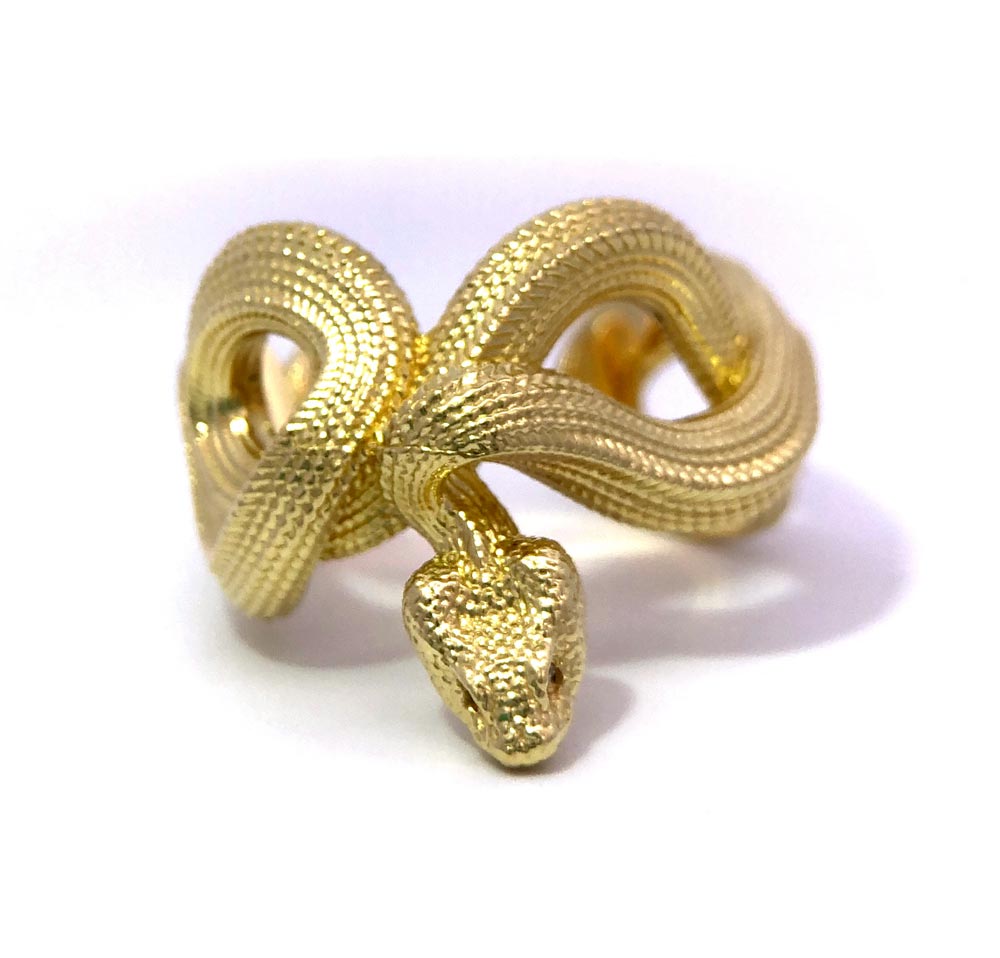 660,000税込 K18 パイソン蛇のリング | | KITAGAWA | 静岡きたがわ宝石
