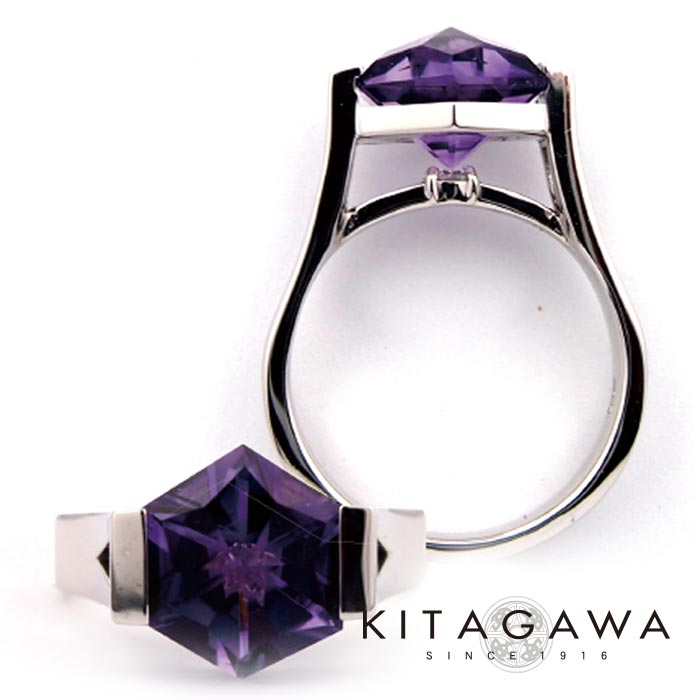 K18WGアメジスト リング – 静岡きたがわ宝石 | KITAGAWA Jewelry