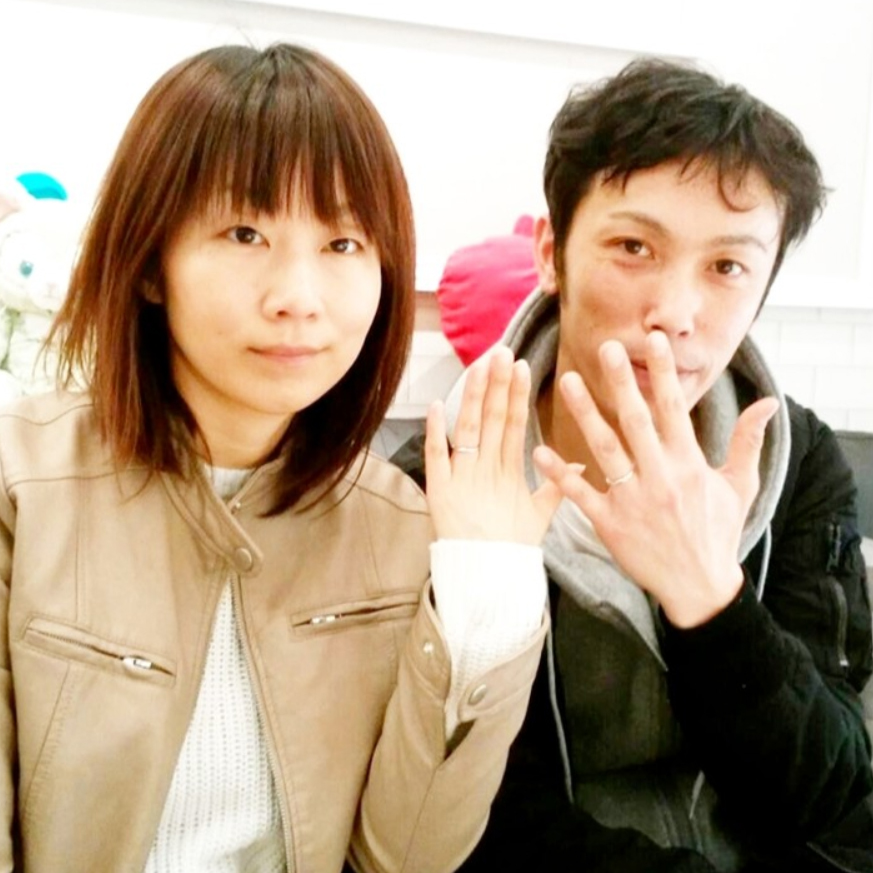 結婚指輪ご成約　静岡県の本間様