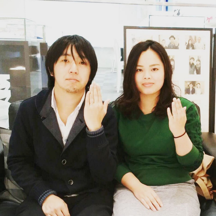 結婚指輪ご成約のお客様