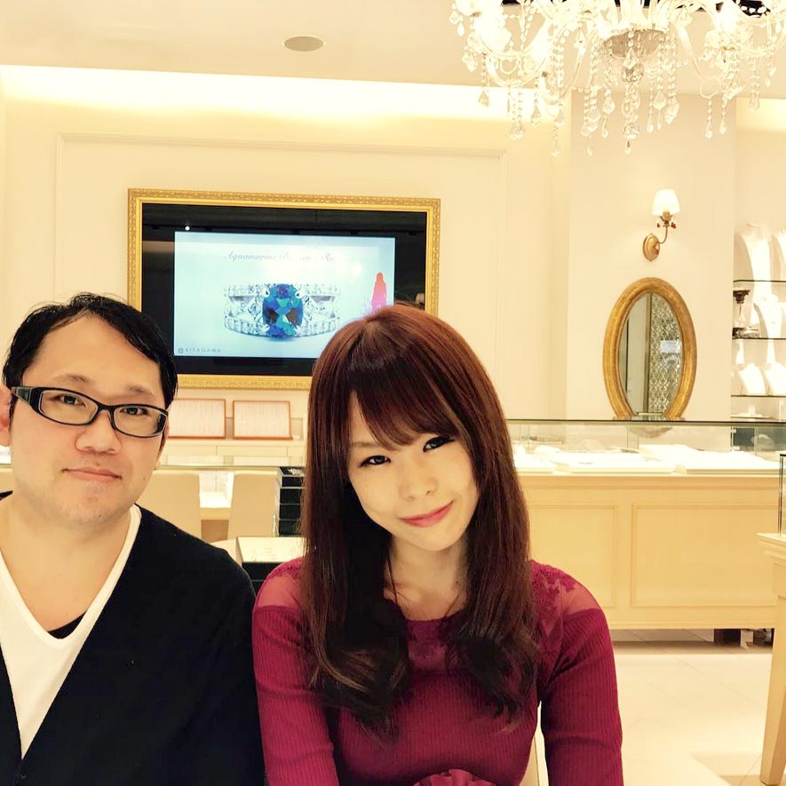 結婚指輪ご成約のお客様　静岡市のT&A様ご夫妻
