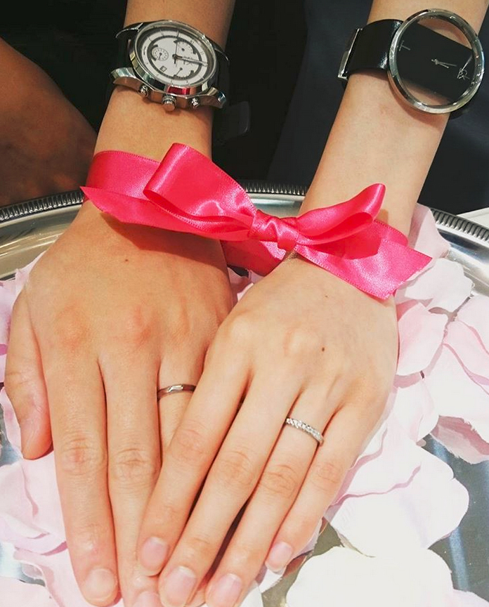 結婚指輪ご成約の静岡市S&K様ご夫妻