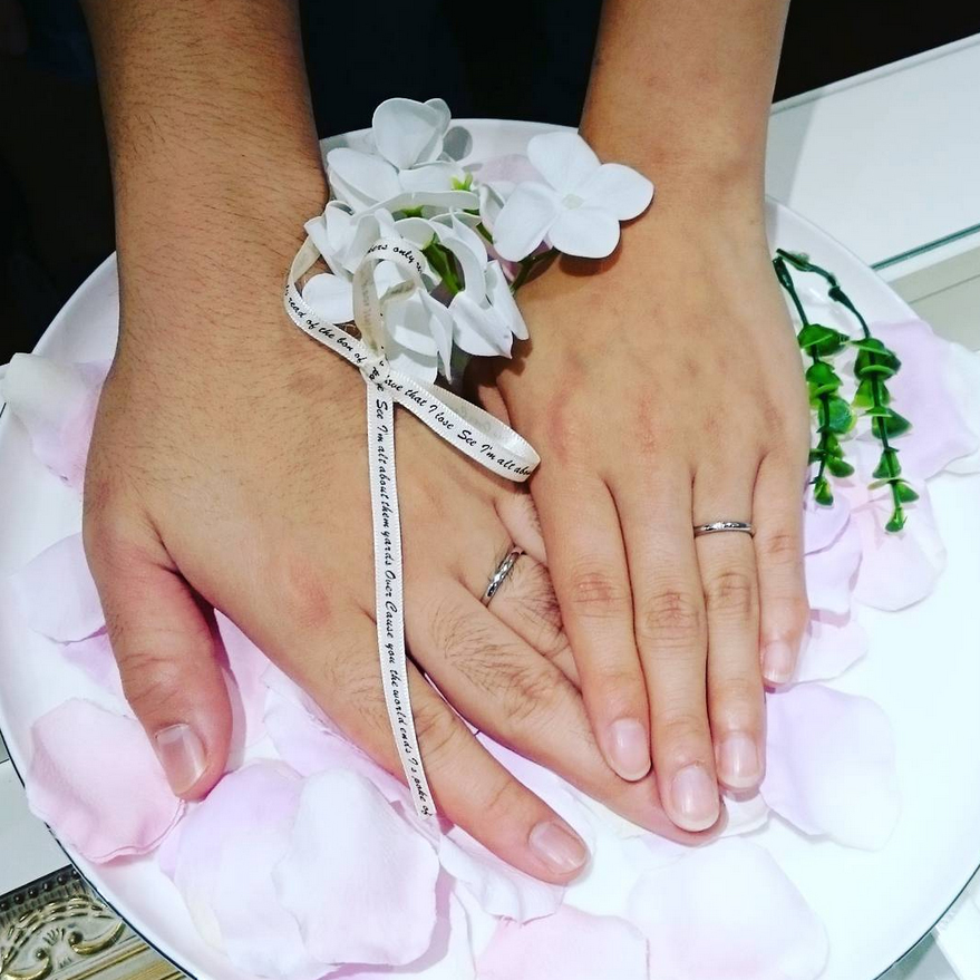 結婚指輪ご成約のお客様　静岡県静岡市のY&A様ご夫妻