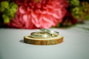 結婚指輪のつや消し加工