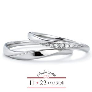 いい夫婦ブライダルの結婚指輪03　IFM103W_IFM003G