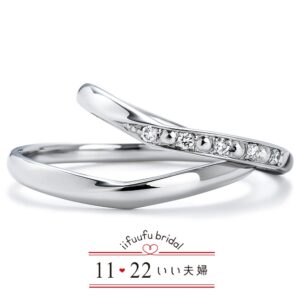 いい夫婦ブライダルの結婚指輪08　IFM108W_IFM008G
