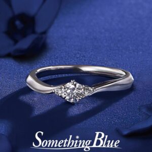 サムシングブルーの婚約指輪　SHE004