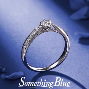 サムシングブルーの婚約指輪　SHE007