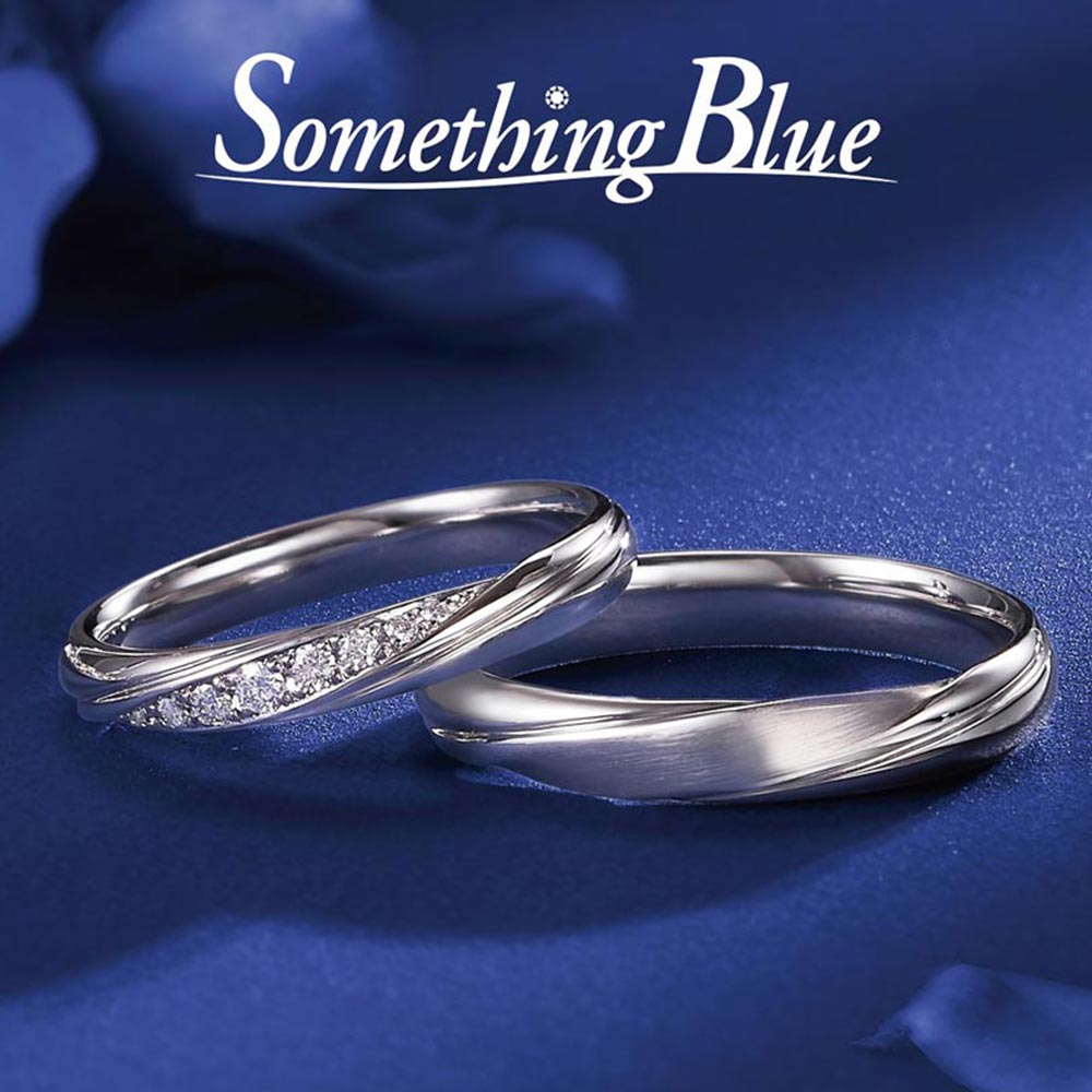 サムシングブルーの結婚指輪　SH714　SH715