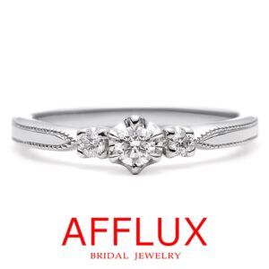 アフラックスの婚約指輪　カヌレ