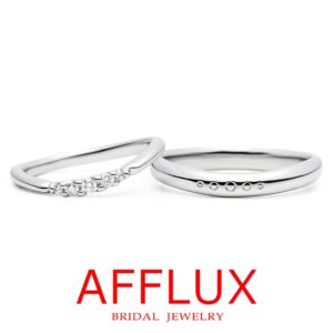 アフラックスの結婚指輪　ジャスミン
