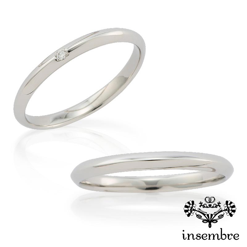 インセンブレの結婚指輪　INS02DPT　INS02NPT