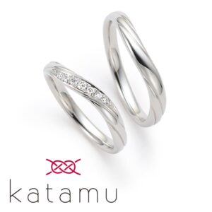 カタムの結婚指輪　木の芽風（このめかぜ）