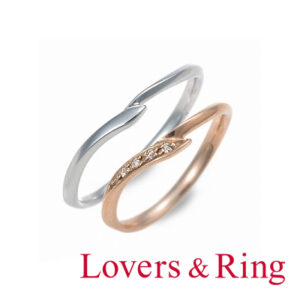 ラバーズ＆リングの結婚指輪　LSR0653WG　LSR0653DPK