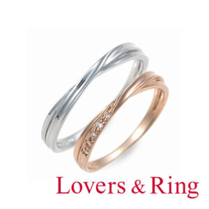 ラバーズ＆リングの結婚指輪　LSR0656WG　LSR0656DPK