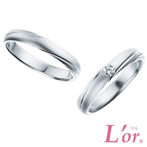 ロルの結婚指輪　LPP012　LPP012D