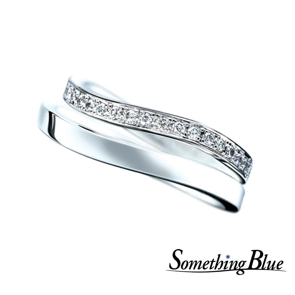 サムシングブルーの結婚指輪　SBM103　SMB115