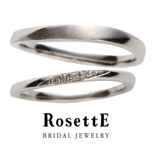 ロゼットの結婚指輪　月あかり