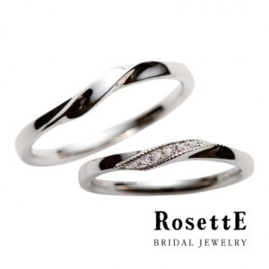 ロゼットの結婚指輪　泉