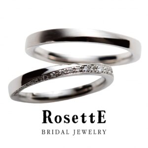 ロゼットの結婚指輪　湖