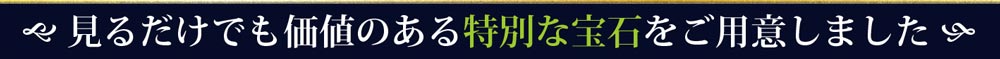 見るだけでも価値のあるジュエリー