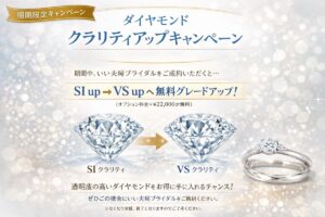 ダイヤモンドのクラリティアップキャンペーン