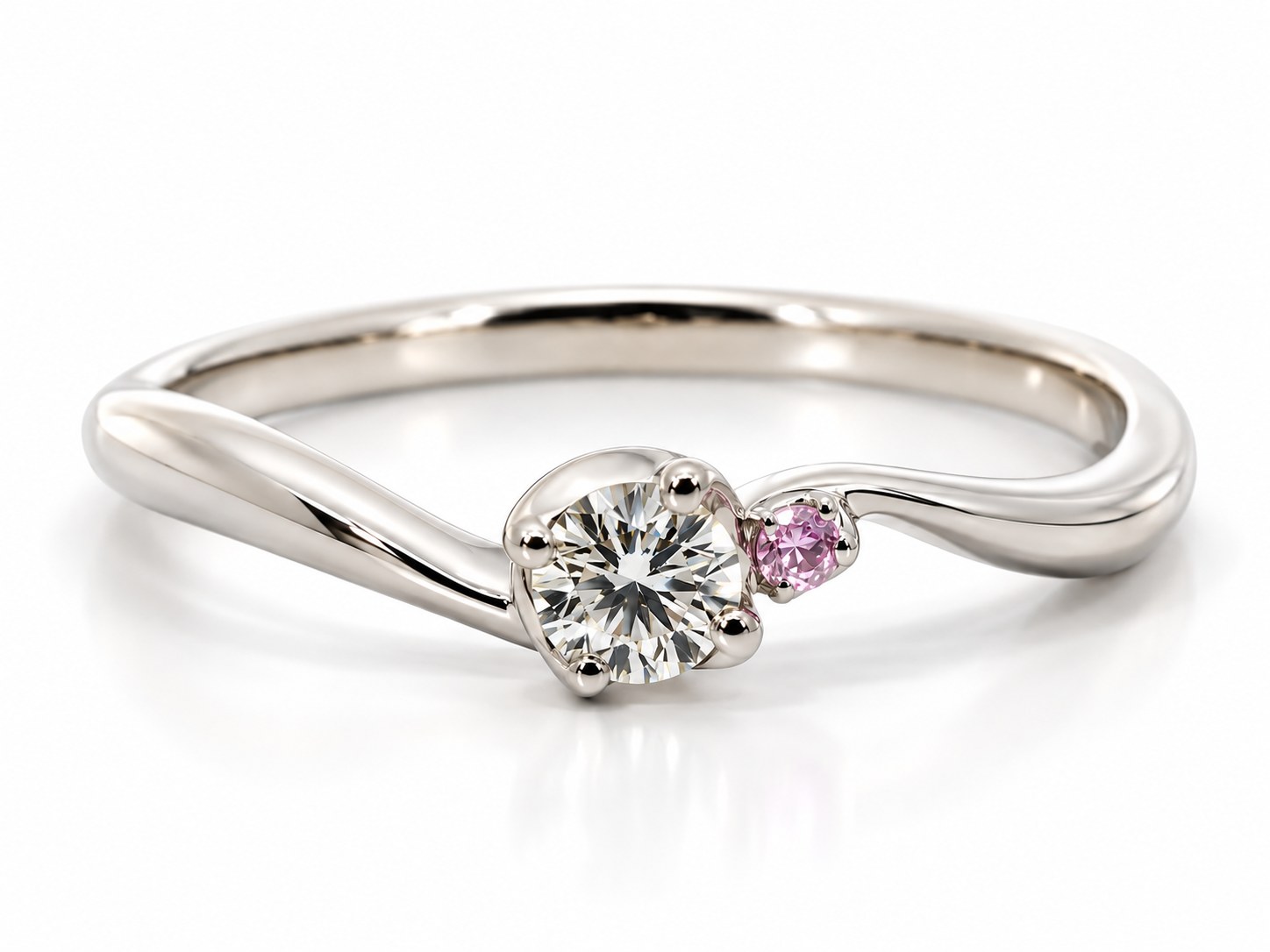 フェア限定の婚約指輪 Pt900 ダイヤモンド0.14ct