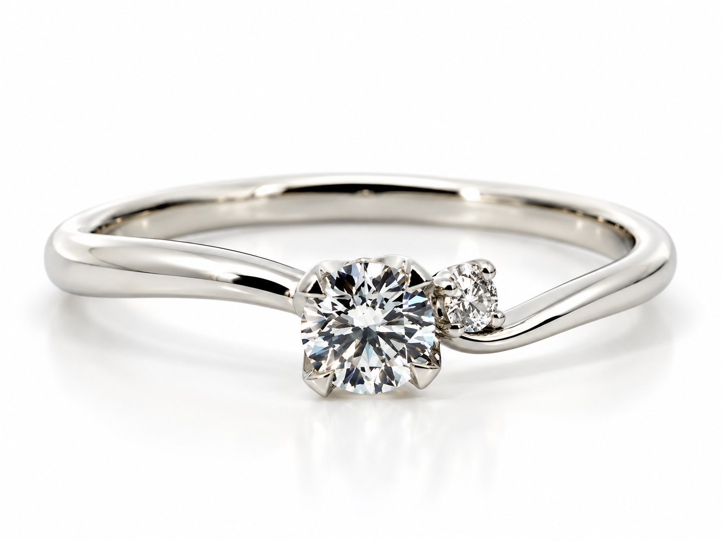 フェア限定の婚約指輪 Pt900 ダイヤモンド0.23ct