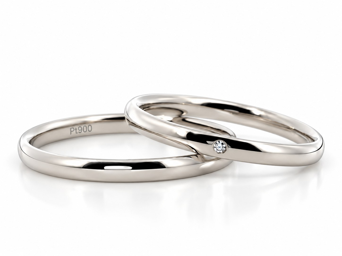 フェア限定の結婚指輪 Pt900 ペア 154,000円