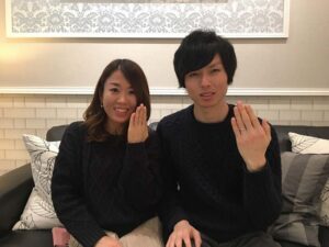 結婚指輪ご成約のお客様